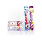 R.O.C.S. Rocs Kids 4-7 Yaş Diş Ağız Bakım Seti - 2 Diş Macunu ve 2 Diş Fırçası