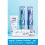 R.O.C.S. Rocs Pro Brackets Ortodonti Tedavisi Görenler Için Diş Macunu Ve 2 Adet Diş Fırçası Seti