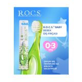 R.o.c.s. Unisex Bebek Yeşil Rocs Baby 0-3 Yaş Diş Fırçası