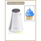 R18l Krema Duyu Büyük Boy Pasta Duyu Paslanmaz Çelik 35x18x48 Mm Gümüş