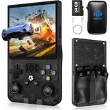 R36 Max Retro Oyun Konsolu 4.0 Inç 21.000 Oyun + Çanta Lunix IPS Hd Ekran Gta Pes KARIŞIK RENK - Siyah