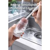 Raakmadezanmir Biberon,Silikon Süt Şişe, Bardak, Termos, Sürahi, Kavanoz, Kettle temizleme fırçası çok Fonksiyonlu
