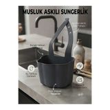 Raakmadezanmir Musluk askılı, süngerlik, lavabo üstü organizer, mutfak düzenleyici