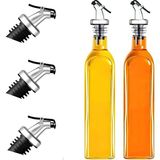 Rabadon Kapaklı Şişe Ucu Yağdanlık Tıpası 3 Adet Plastik Malzemeden Ergonomik Kullanım