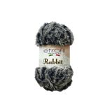 Rabbit Örgü İpi Kömür Gri%100 Polyester 100g 65m (70907)