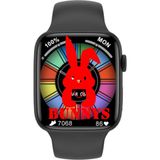 Rabbit Store Akıllı Saat Wacht 8 Konuşma ve Müzik Özellikli - 45 mm - Siyah