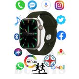 RABBİT STORE Samsung Galaxy A10 Uyumlu Akıllı Saat Konuşma Özellikli Watch 9 PRO 45MM AMOLED EKRAN
