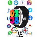 Rabbit Store Samsung Galaxy S8 Uyumlu Akıllı Saat Konuşma Özellikli Watch 9 45mm Amoled Ekran