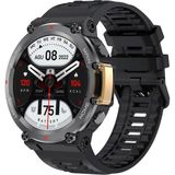 Rabbit Store Samsung Uyumlu Outdoor Akıllı Saat Konuşma Özellikli 46MM - 46 mm - Siyah