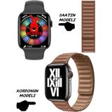 Rabbit Store Wacht 8 Akıllı Saat Konuşma Özellikli Nfc Özellikli Bt Konuşma Özellikli Akıllı Saat - 45 mm - Açık Kahve