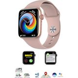 Rabbit Store Xiaomi Uyumlu Akıllı Saat Konuşma Özellikli Watch - 44 mm - Pembe