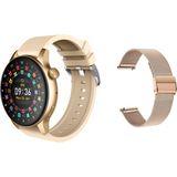 Rabbit Store Xiaomi Uyumlu Kadınlar Için Mini Akıllı Saat Konuşma Özellikli -Kordon Hediyeli - 41 mm - Rose Gold