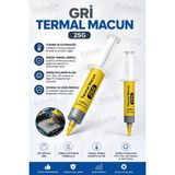 Rabelix 1 Adet 25ml 1.93W/M.K Şırınga Termal Macunu Işlemci Pastası Cpu VGA Radyatör Pastası Isı Iletken