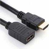 Rabelix 1 Metre Xiaomi Mi Tv Stick Uyumlu Hdmı Dişi Erkek Uzatma Kablo Erkek Dişi Kablo Hd 3D 4K 1mt