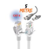 Rabelix Online Marketing 5 Metre Cat6 Ethernet Kablosu - 1000 Mbps Yüksek Hızlı Rj45 Internet Patch Ağ Kablosu