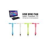 Rabelix Online Marketing Esnek Taşınabilir Mini USB Vantilatör Fan Serinletici | Laptop Powerbank Uyumlu Sessiz Güçlü Pervane