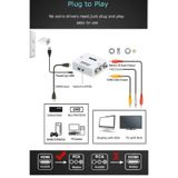 Rabelix Online Marketing Hdmı To Rca 1080p Tos Çevirici Dönüştürücü Tv Tüplü Televizyon Scart Video Adaptor Skart