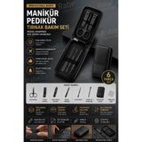 Rabelix Online Marketing Profesyonel Manikür Pedikür Tırnak Bakım Seti 6 Parça Paslanmaz Çelik Tırnak Makası Çantalı Seyahat Seti