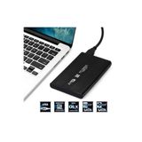 Rabelix Online Marketing Tak Çalıştır 2.5 Inç Usb 3.0 Sata Harddisk Hdd Kutusu 5 Gbps Siyah Aluminyum Ssd