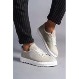 Rabellashoes Slw152 Cool Bağcıklı Süet Erkek Günlük Spor Klasik Ayakkabı Bt Gri