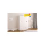 Rabi Elif Modern 4 Kapak 2 Çekmeceli Gardırop