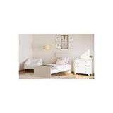 Rabi İrem Country Karyola 90x190 Beyaz