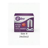 RABIR Burun Deliği Şekillendirici - Yumuşak Silikon - Patentli Ürün - Yerli Üretim - No:8