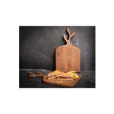 Rabo Craft Zeytin Dalı 2'li Kesme Sunum Doğrama Tahtası , Peynir Tabağı , Servis Tabağı %100 Çam Ağacı