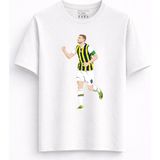 Rabona Fashion Edin Dzeko Kaptan Ruhlu Tişörtü - Beyaz - 2XL