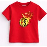 Rabona Fashion Eskişehirspor Es-Es Çocuk Tişörtü - Kırmızı - 9 - 10 Yaş