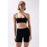 Rabona Fashion SoftFit İnce Askılı Toparlayıcı Spor Bralet & Cepli Biker Şort Takım
