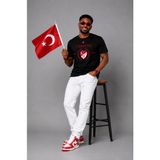 Rabona Fashion Türkiye 1923 Klasik Arma Çocuk Tişört - Siyah - XL