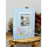 Rabsev 10x15cm 200 Fotoğraf Kapasiteli Lüks Çerçeveli Bebek Fotoğraf Albümü Pp46200-2-m