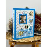 Rabsev 10x15cm 200 Fotoğraf Kapasiteli Lüks Çerçeveli Bebek Fotoğraf Albümü Rs462003-m