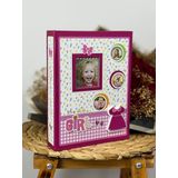 Rabsev 10x15cm 200 Fotoğraf Kapasiteli Lüks Çerçeveli Bebek Fotoğraf Albümü Rs462003-p