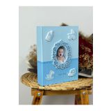 Rabsev 10x15cm 200 Fotoğraf Kapasiteli Lüks Pencereli Bebek Fotoğraf Albümü Rspp46200-m