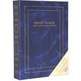 Rabsev 15x21cm 100 Fotoğraf Kapasiteli Ciltbezli Lüks Fotoğraf Albümü RS689106-M mavi