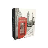 Rabsev Fotoğraf Albümü 10x15cm 200 Fotoğraf Kapasiteli Renkli Telephone Desenli Anı Albümü