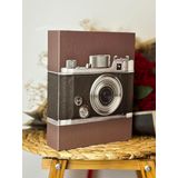 Rabsev Fotoğraf Albümü 10x15cm 200 Lük Renkli Fotoğraf Makinesi Desenli Anı Albümü