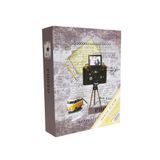 Rabsev Fotoğraf Albümü 10x15cm 200 Lük Renkli Kamera Desenli Anı Albümü