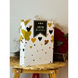 Rabsev Fotoğraf Albümü 15x21cm 100 Fotoğraf Kapasiteli Renkli Love You Desenli Anı Albümü