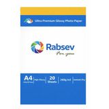 Rabsev Fotoğraf Kağıdı A4 Parlak 260GR ( 10 Paket 200 Adet )