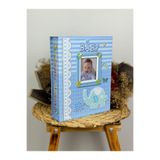 Rabsev Rs031 Bebek Fotoğraf Albümü 10x15cm 200 Fotoğraf Kapasiteli Kutulu Pencereli Bebek Albüm