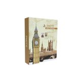 Rabsev RS4602-2 10x15 cm 200 Fotoğraf Kapasiteli Saat Kulesi Desenli Anı Fotoğraf Albümü