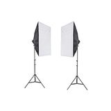 Rabsev Softbox 50x70cm İkili Set Tek Duylu Sürekli Işık Youtube Video Ve Fotoğraf Çekimi