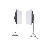 Rabsev Softbox 50x70cm Tek Duylu Sürekli Işık Youtube Video Ve Fotoğraf Çekimi 2'li Set Softbox 4