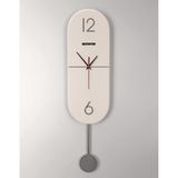 Racart Ultra Sessiz Sarkaçlı Saat, Mutfak Saati, Ofis Saati, Salon Saati, Çakıl - Gümüş - 75 cm