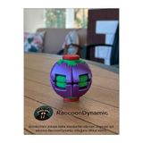 RaccoonDynamic Yeni Nesil Stres Çarkı Top | Basmalı Helis Mekanizmalı | Çift Rulmanlı Fidget Oyuncak