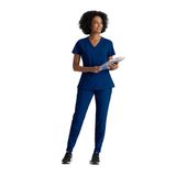 Racer 5105J – Boost Jogger BOP513J Kadın Cerrahi Takım (Barco One Ürünlerinden Oluşturulmuş Set) (Lacivert, M)