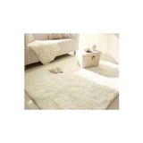Rachel Carpet Krem Rengi Lüks Raschel Kaymaz Taban Peluş Halı Yolluk, 100 x 240